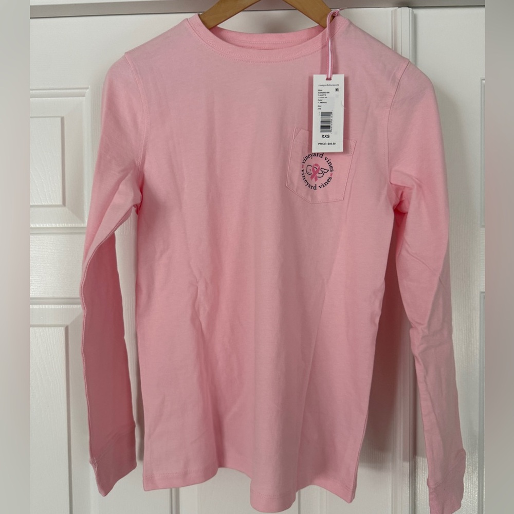 Vineyard Vines Light Pink Long Sleeve Tee Women’s XXS
